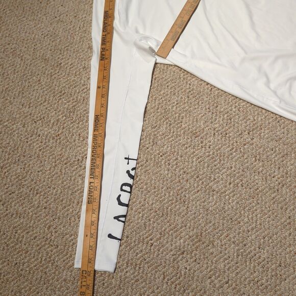 LAFROI Burst Maximum Performance Rash Guard Shirt M White Black Skulls - Picture 3 of 8